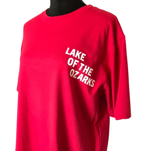 Upcycled Lake of the Ozarks Tee: Landmarks & Marinas Graphics, Size XL - Picture 6 of 12